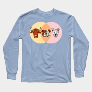 Bulldog venn Long Sleeve T-Shirt